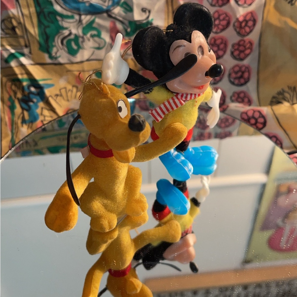 Set of 2 - 60’s Era Disney Ornaments